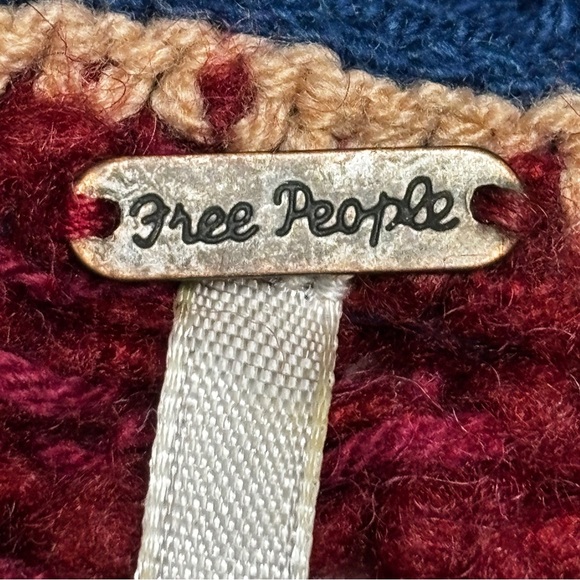 Free People Argyle Sweater Mini Dress - Picture 8 of 9